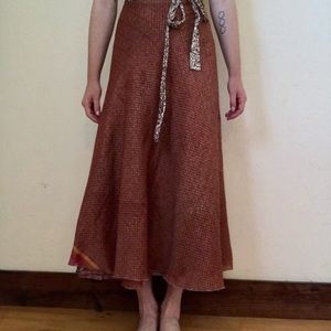Vintage Sari Wrap Skirt